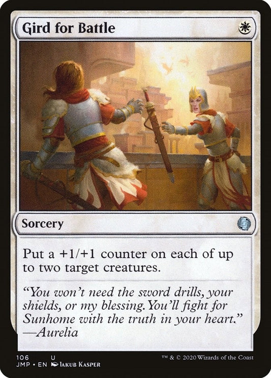 Image for Gird for Battle (106) (JMP) - Magic: The Gathering
