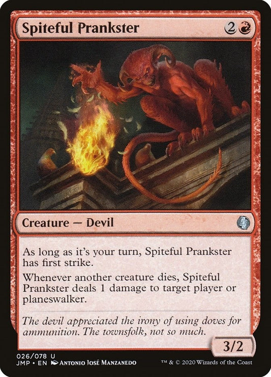 Image for Spiteful Prankster (26) (JMP) - Magic: The Gathering