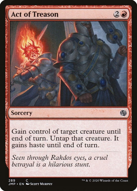 Image for Act of Treason (289) (JMP) - Magic: The Gathering