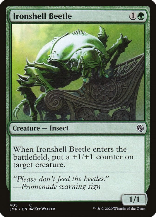 Image for Ironshell Beetle (405) (JMP) - Magic: The Gathering
