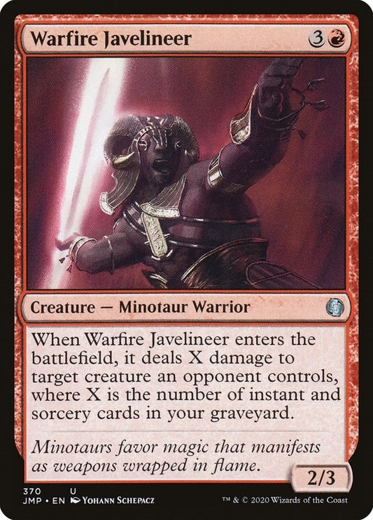 Image for Warfire Javelineer (370) (JMP) - Magic: The Gathering