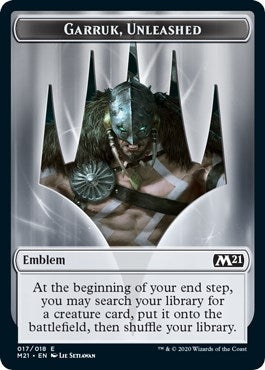 Emblem - Garruk, Unleashed (17) (M21)