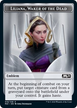 Emblem - Liliana, Waker of the Dead (18) (M21)