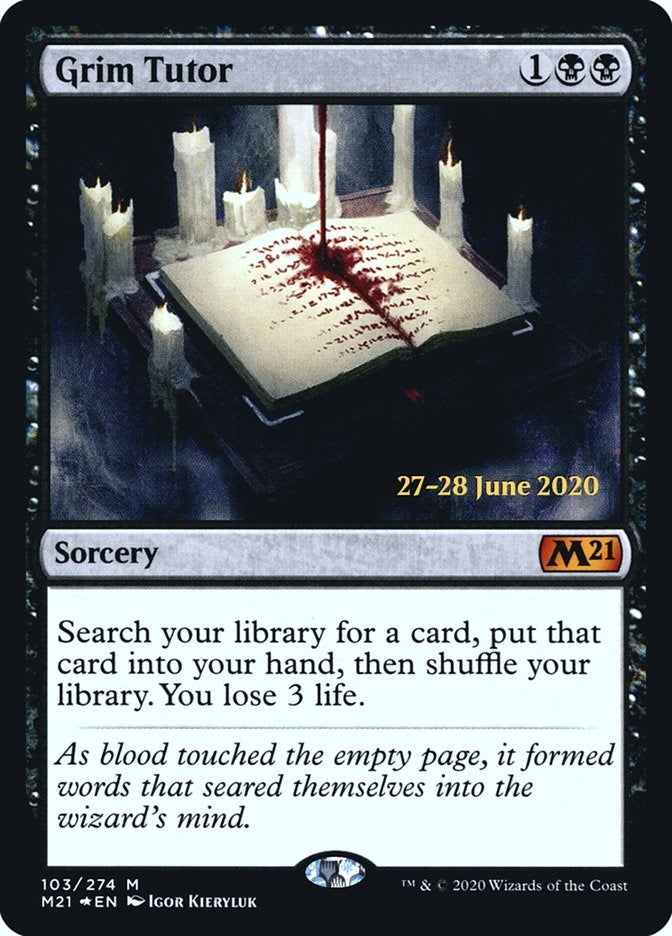 Grim Tutor (103) (PRE)
