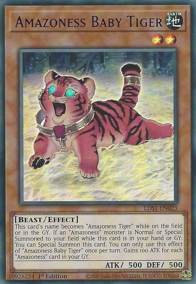 Amazoness Baby Tiger (Purple) (LDS1-EN023) (LDS1)