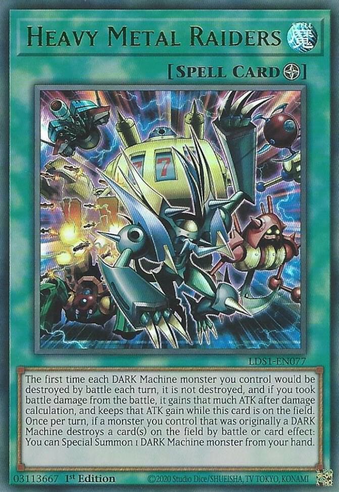 Heavy Metal Raiders (Green) (LDS1-EN077) (LDS1)