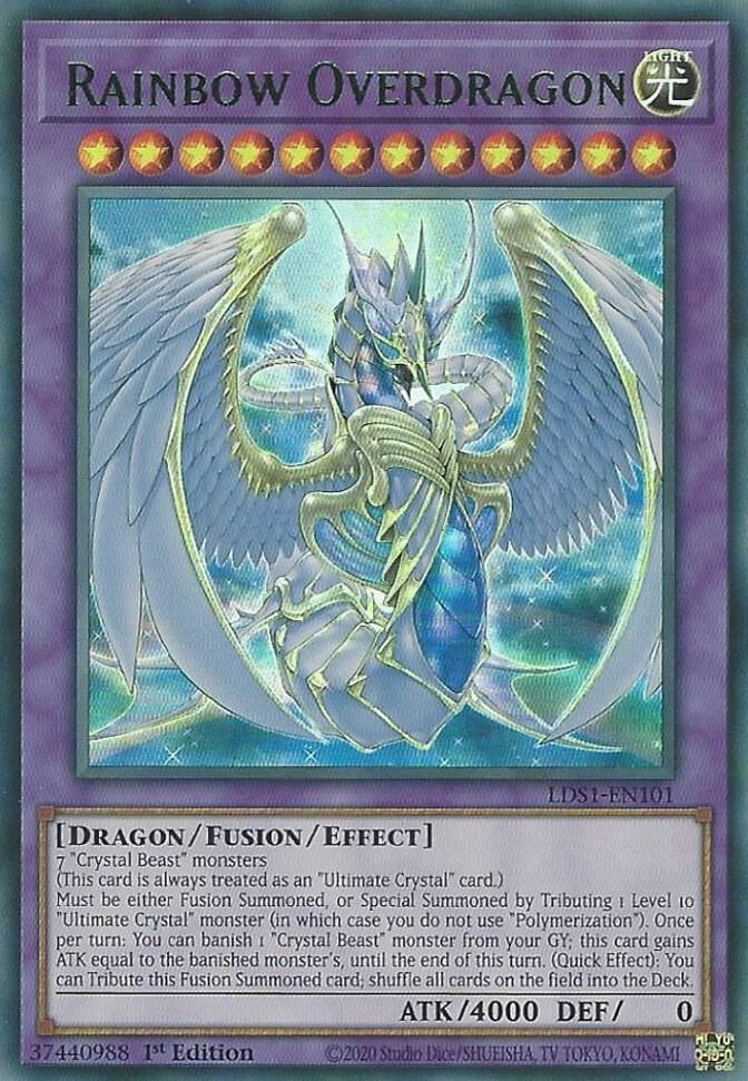 Rainbow Overdragon (Green) (LDS1-EN101) (LDS1)