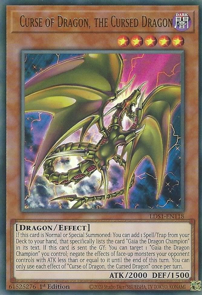 Curse of Dragon, the Cursed Dragon (LDS1-EN118) (LDS1)
