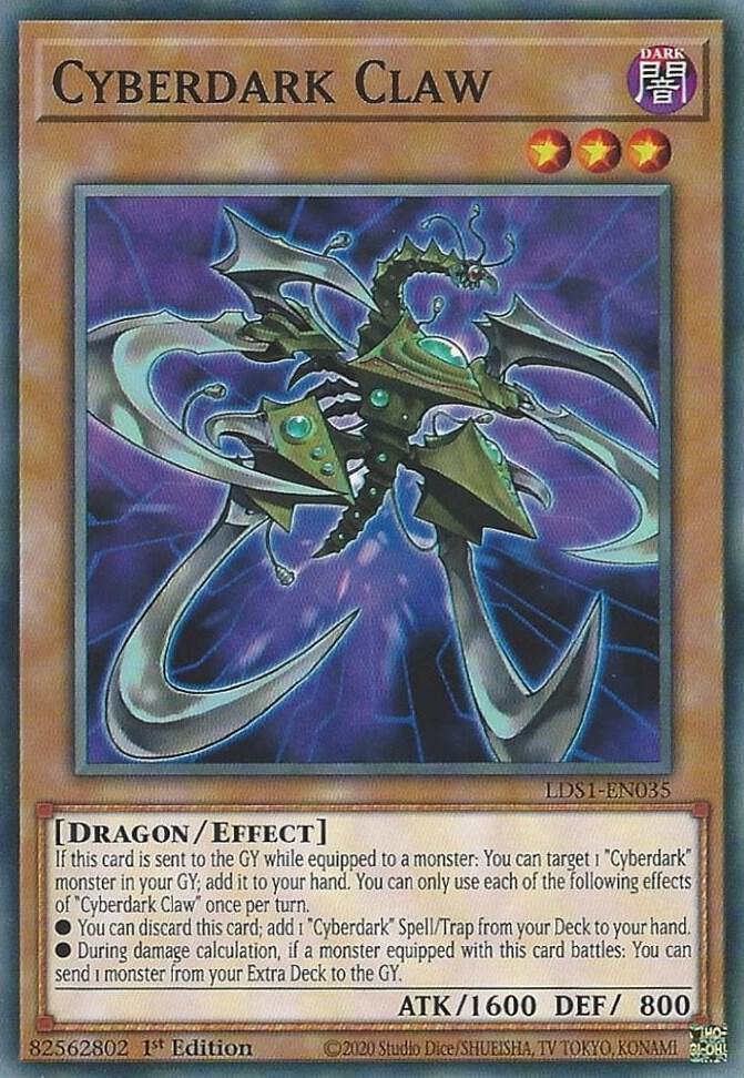 Cyberdark Claw (LDS1-EN035) (LDS1)
