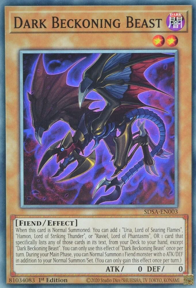 Dark Beckoning Beast (SDSA-EN003) (SDSA)