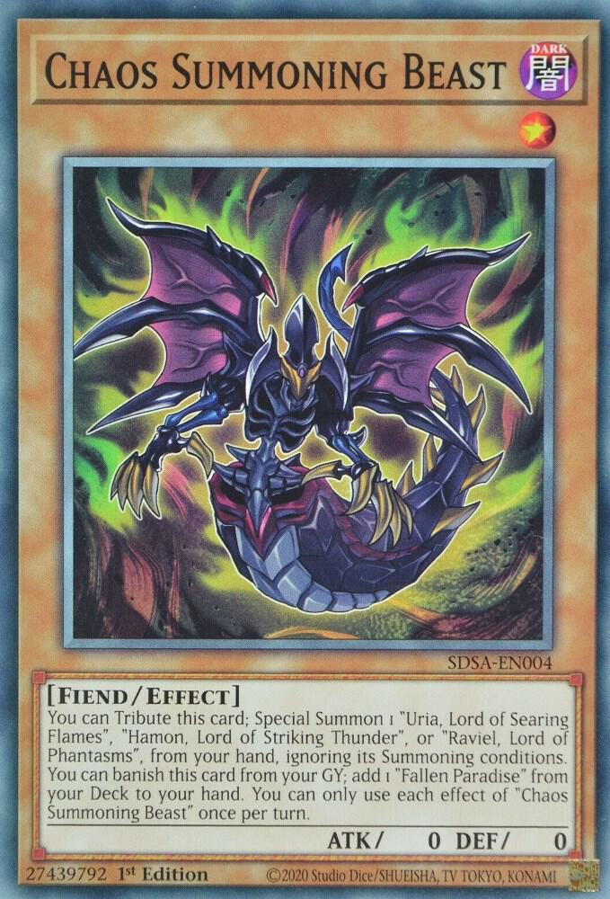 Chaos Summoning Beast (SDSA-EN004) (SDSA)