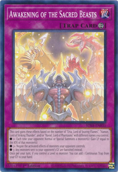 Awakening of the Sacred Beasts (SDSA-EN035) (SDSA)