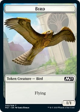 Bird // Demon Double-Sided Token (2 // 6) (M21)