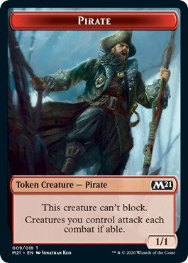 Pirate // Treasure Double-Sided Token (9 // 15) (M21)