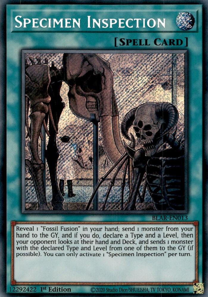 Specimen Inspection (BLAR-EN013) (BLAR)
