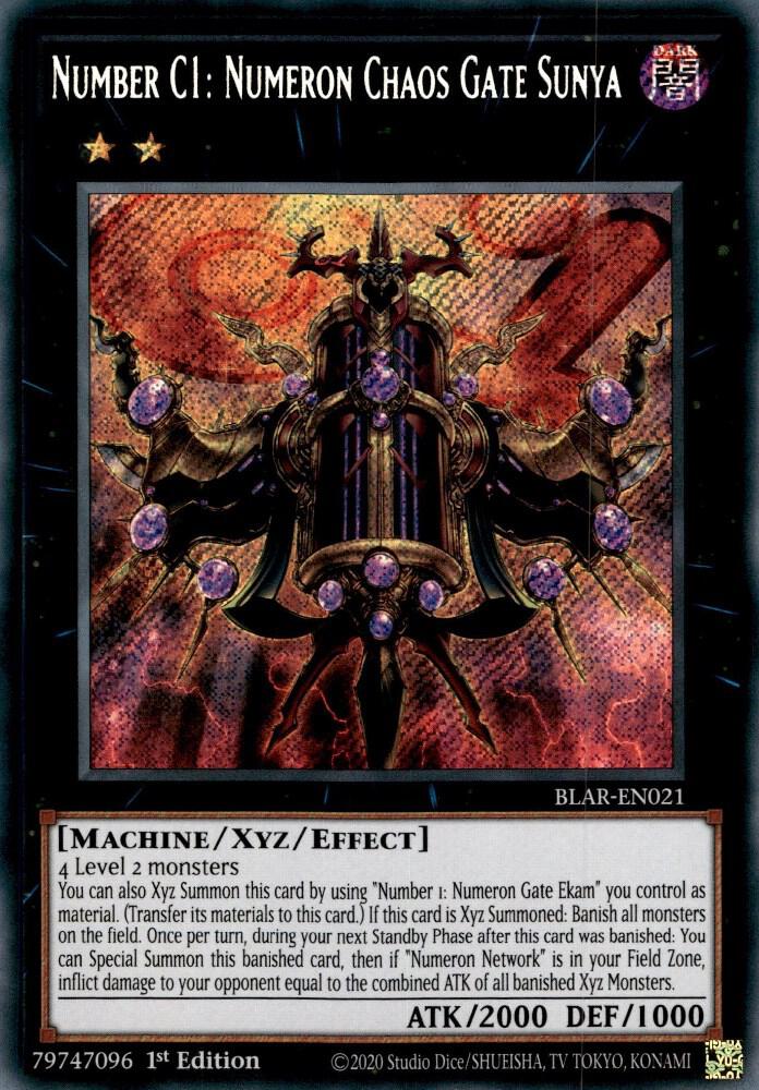 Number C1: Numeron Chaos Gate Sunya (BLAR-EN021) (BLAR)