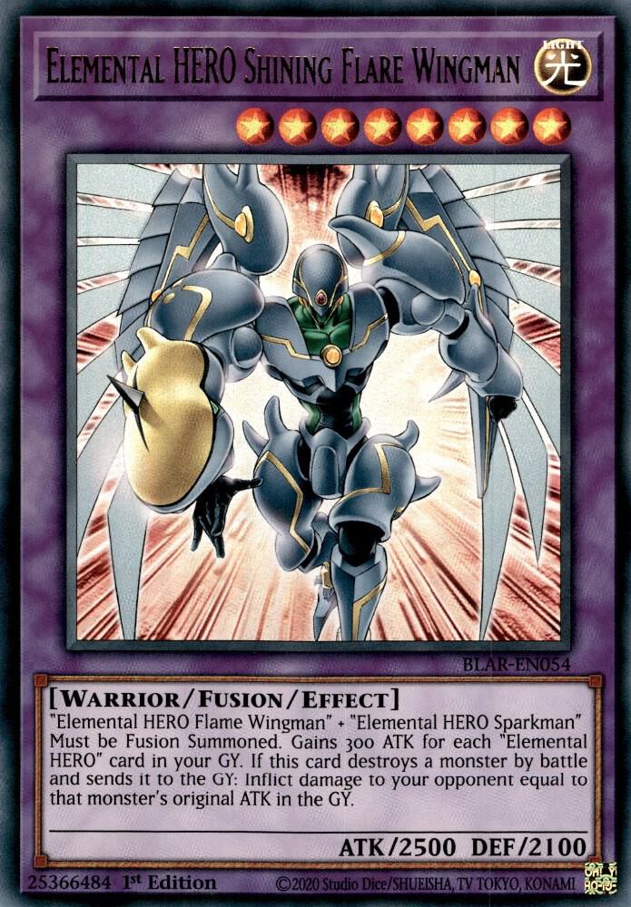 Elemental HERO Shining Flare Wingman (BLAR-EN054) (BLAR)
