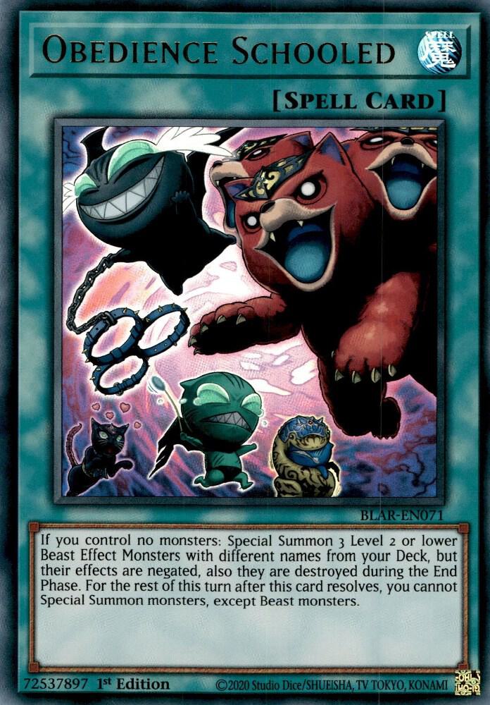 Obedience Schooled (BLAR-EN071) (BLAR)