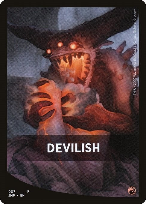 Image for Devilish Theme Card (7) (JMP) - Magic: The Gathering