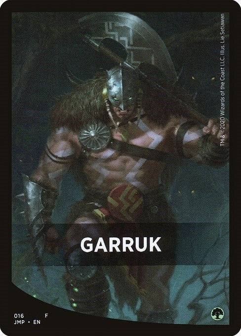 Image for Garruk Theme Card (16) (JMP) - Magic: The Gathering