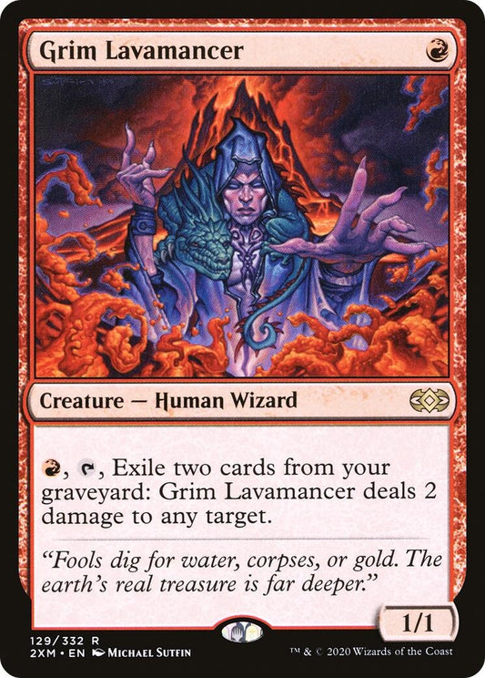 Image for Grim Lavamancer (129) (2XM) - Magic: The Gathering