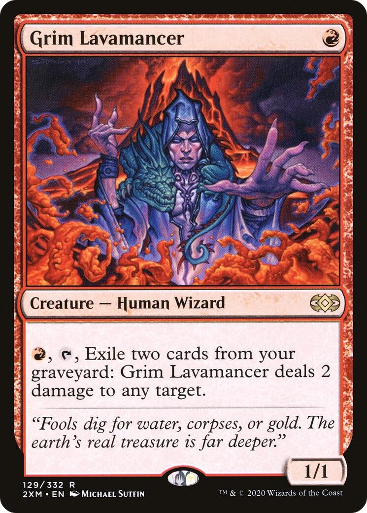 Grim Lavamancer (129) (2XM)