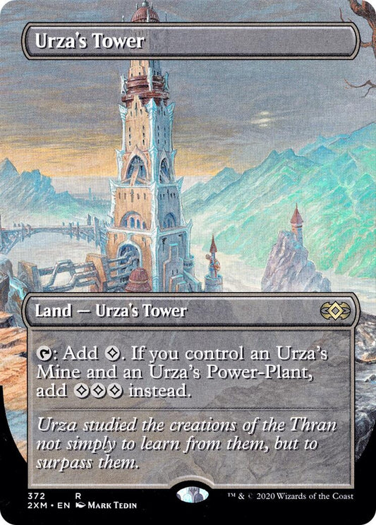 Image for Urza's Tower (Borderless) (372) (2XM) - Magic: The Gathering
