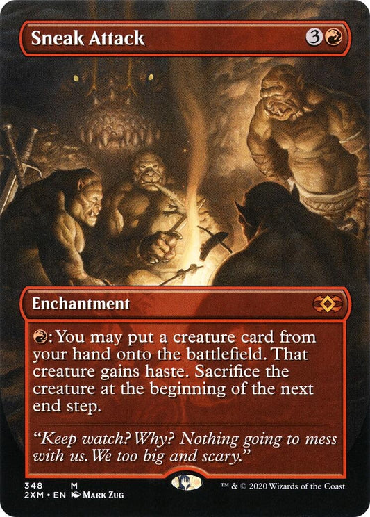 Image for Sneak Attack (Borderless) (348) (2XM) - Magic: The Gathering