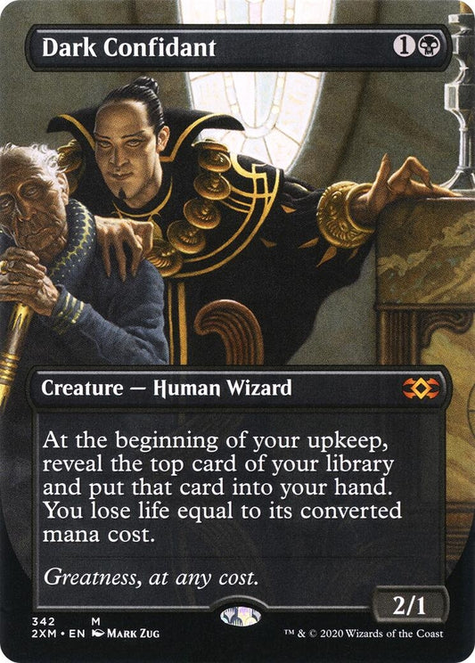 Image for Dark Confidant (Borderless) (342) (2XM) - Magic: The Gathering