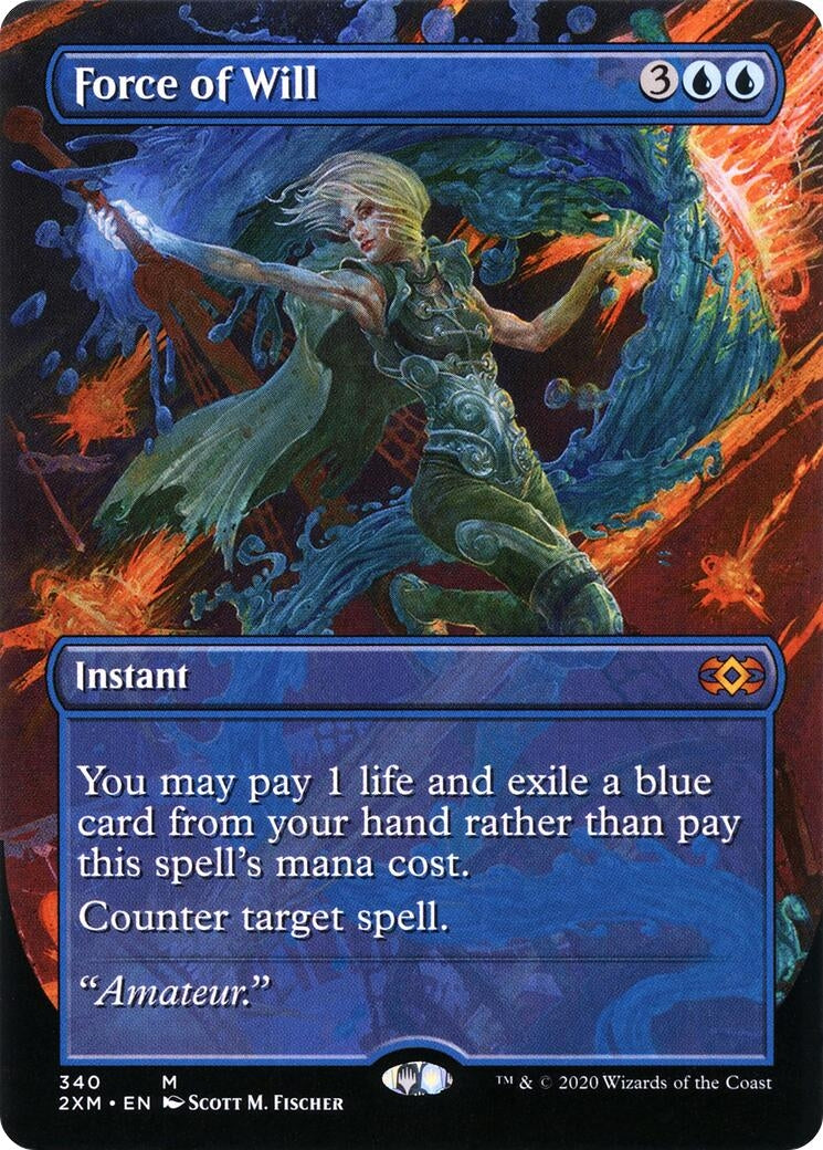 Force of Will (Borderless) (340) (2XM)