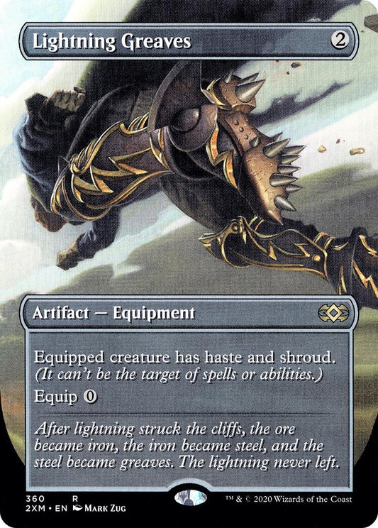Image for Lightning Greaves (Borderless) (360) (2XM) - Magic: The Gathering