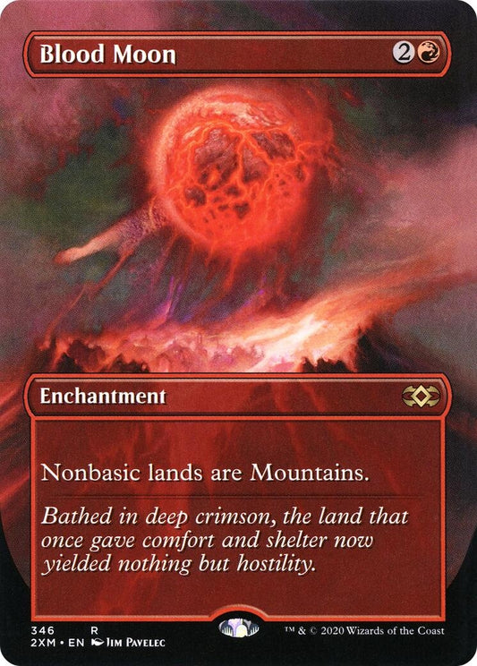 Image for Blood Moon (Borderless) (346) (2XM) - Magic: The Gathering
