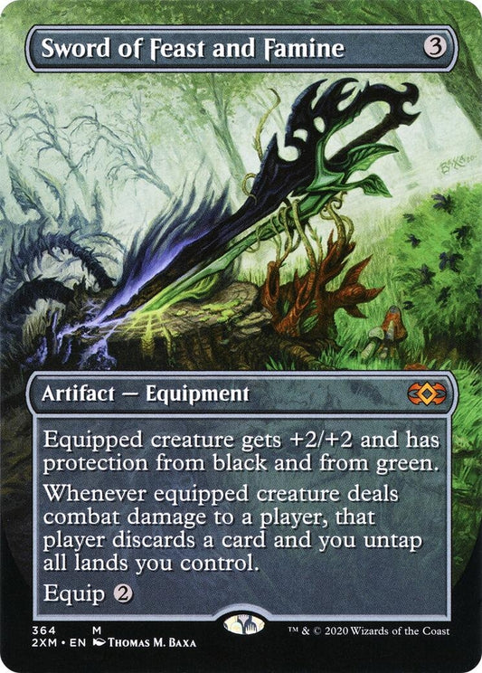 Image for Sword of Feast and Famine (Borderless) (364) (2XM) - Magic: The Gathering