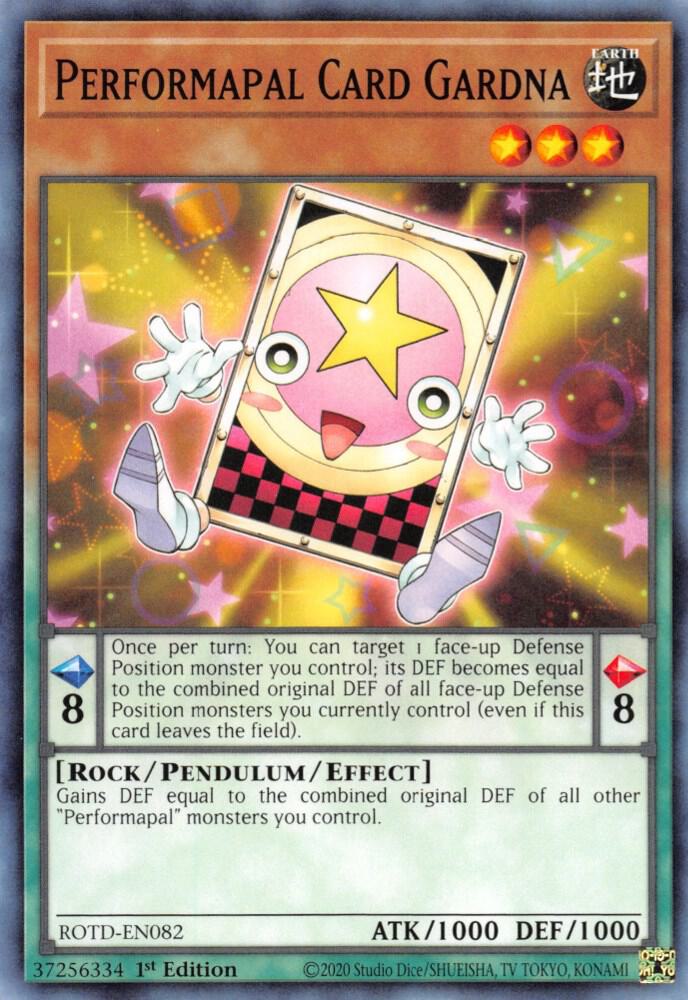 Performapal Card Gardna (ROTD-EN082) (ROTD)