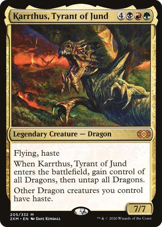 Image for Karrthus, Tyrant of Jund (205) (2XM) - Magic: The Gathering