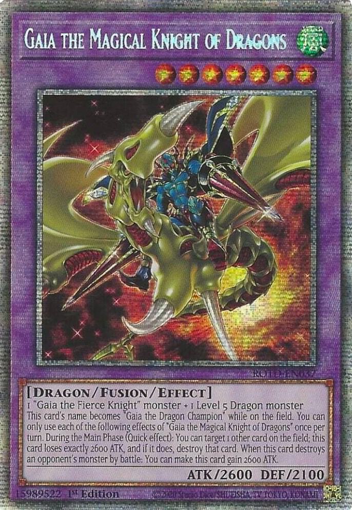 Gaia the Magical Knight of Dragons (Starlight Rare) (ROTD-EN037) (ROTD)