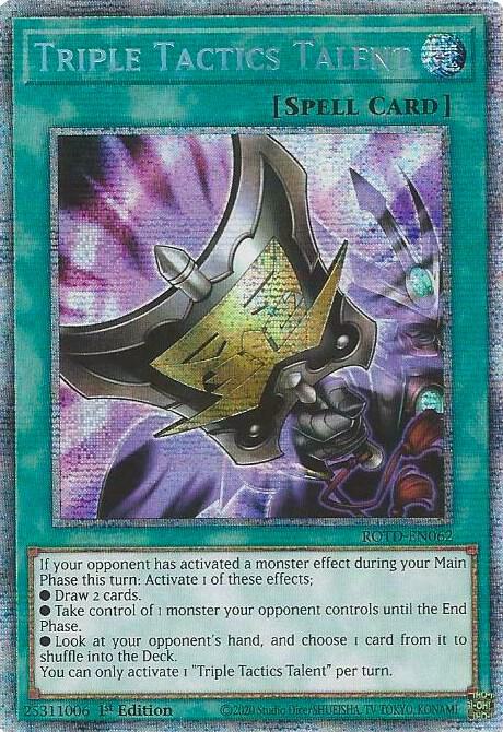 Triple Tactics Talent (Starlight Rare) (ROTD-EN062) (ROTD)