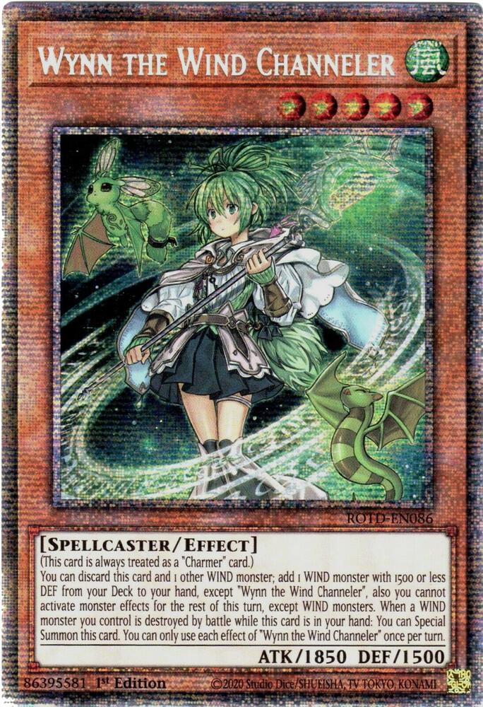 Wynn the Wind Channeler (Starlight Rare) (ROTD-EN086) (ROTD)