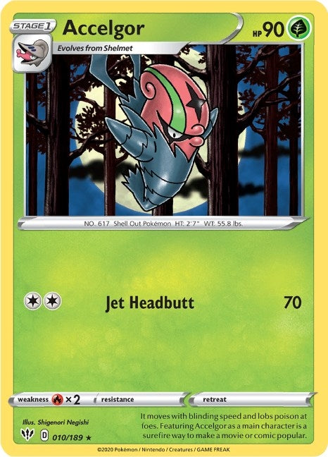Accelgor (010/189) (SWSH03)