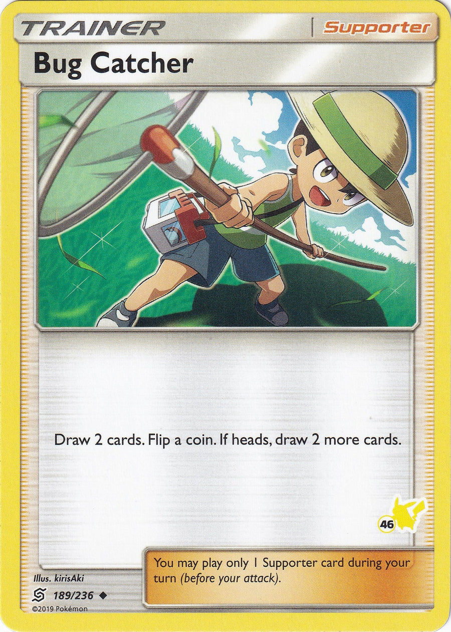 Bug Catcher - 189/236 (#46 Pikachu Stamped) (189/236) (BTA)