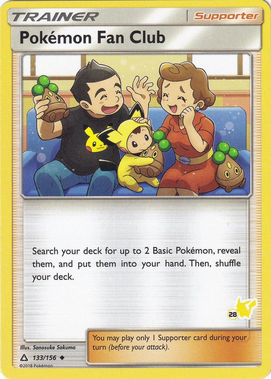 Pokemon Fan Club - 133/156 (#28 Pikachu Stamped) (133/156) (BTA)