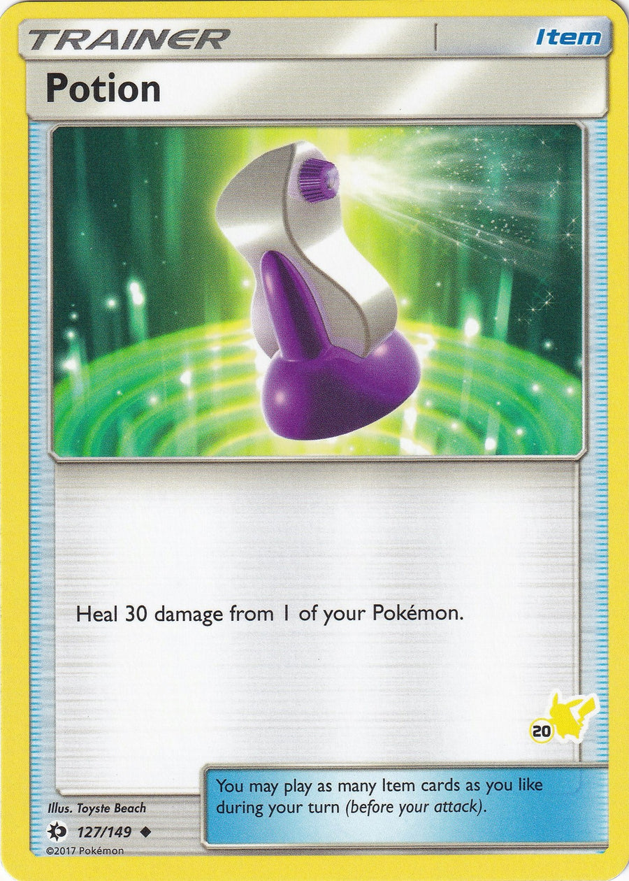 Potion - 127/149 (#20 Pikachu Stamped) (127/149) (BTA)