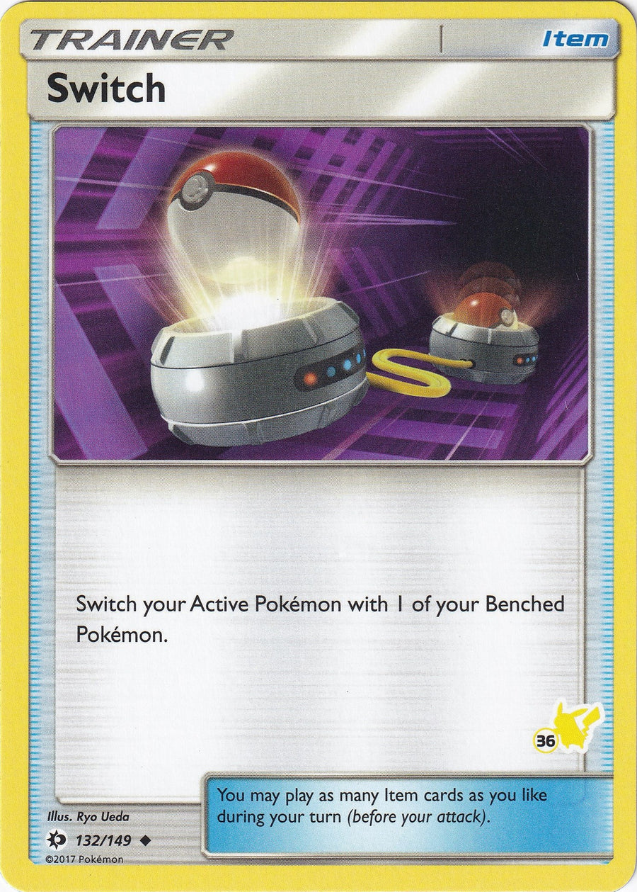 Switch - 132/149 (#36 Pikachu Stamped) (132/149) (BTA)
