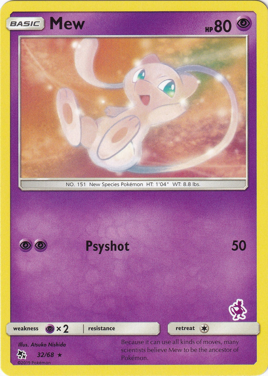 Mew - 32/68 (Mewtwo Stamped) (032/068) (BTA)
