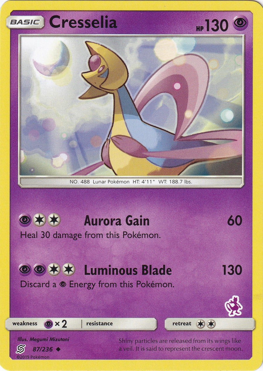 Cresselia - 87/236 (Mewtwo Stamped) (087/236) (BTA)