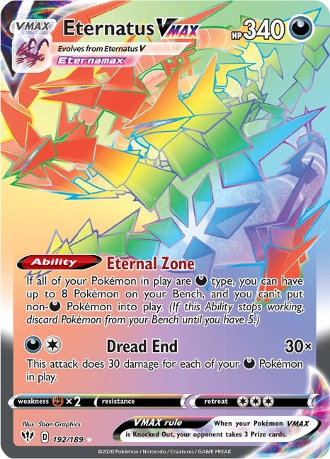 Eternatus VMAX (Secret) (192/189) (SWSH03)
