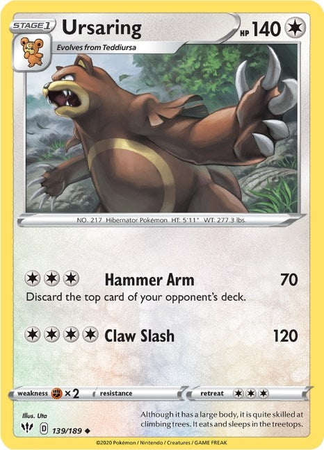 Ursaring (139/189) (SWSH03)
