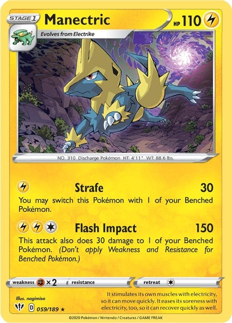 Manectric (059/189) (SWSH03)