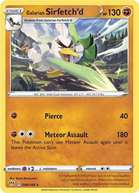 Galarian Sirfetch'd (098/189) (SWSH03)