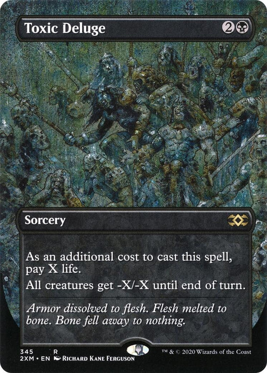 Image for Toxic Deluge (Borderless) (345) (2XM) - Magic: The Gathering